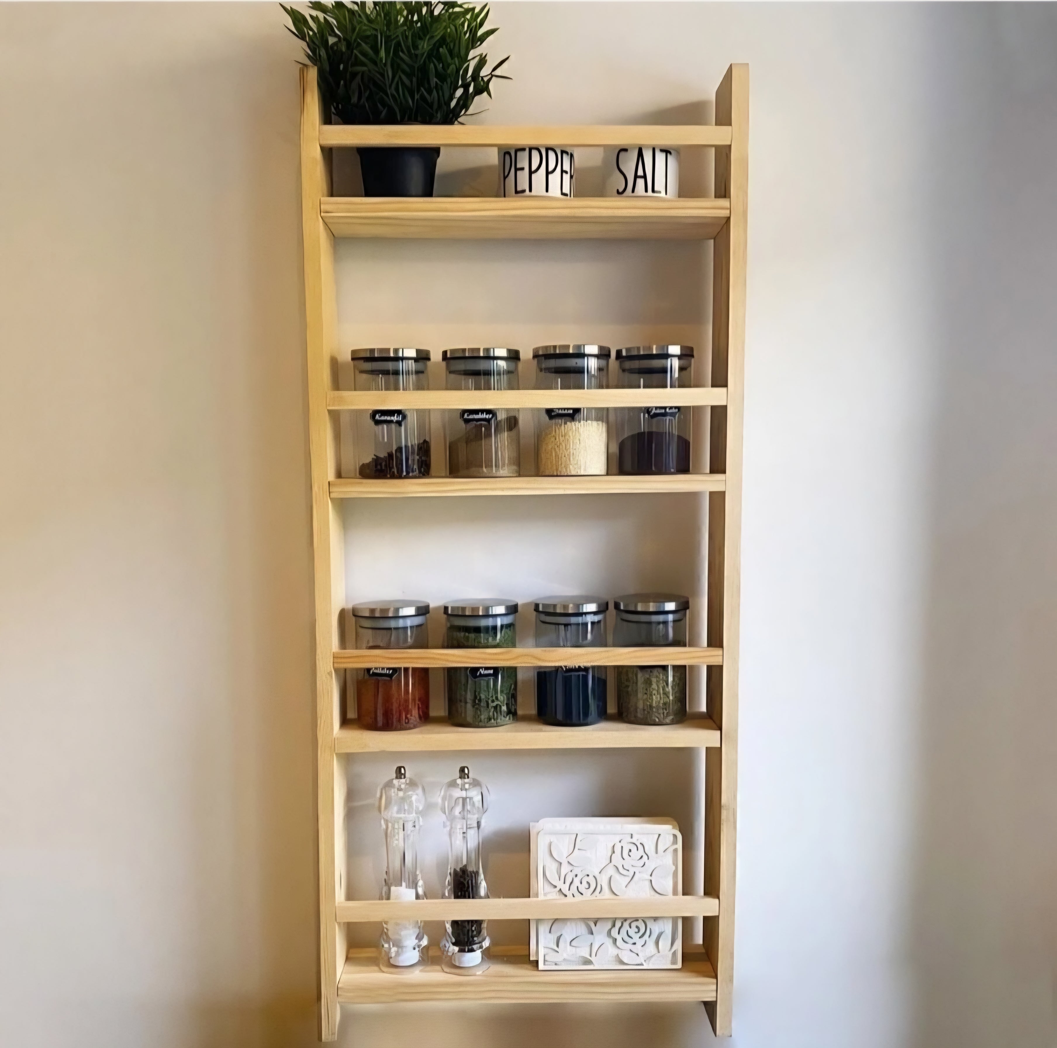 Ahşap Kitaplık Montessori Kitaplık