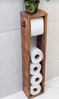 Dekor Wc Kağıtlık Tuvalet Kağıtlığı Ahşap Banyo