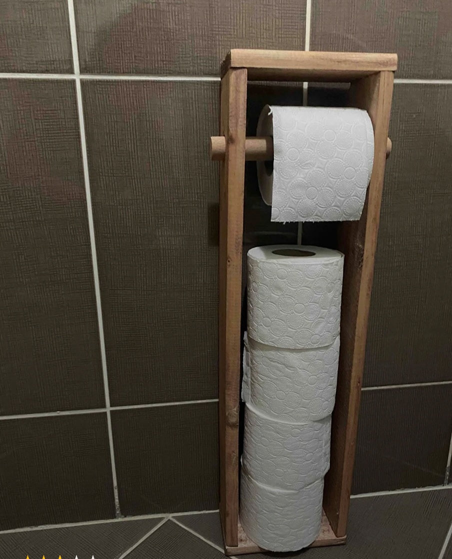 Dekor Wc Kağıtlık Tuvalet Kağıtlığı Ahşap Banyo